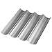 Fasmov Non-stick 4 Baguette Pan Perforated French Loaf Pan French Bread Pan