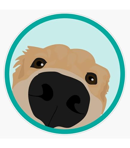 thumbnail image 2 of 2X Playful Golden Retriever Car Sticker Dog Sticker Set Weatherproof For Car Window Laptop Wall Gift Idea Retriever Lover 2 of 13