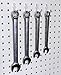 WallPeg 100 pk. Pegboard Hooks – 50 L, 50 J Flex Lock Pegs for Pegboard Tool Organizer - AM 116 B