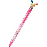Sanrio 927104 Ballpoint Pen with Mascot Usahana ABS Resin Ink Color: Black