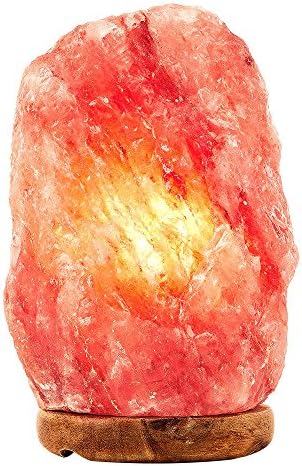 Himalayan Natural Ionic Rock Crystal Salt Night Lamp Air Purifier Dimmer 110V