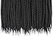 Refined Hair Synthetic Crochet Braids For Woman 18Inch 12roots/pack Ombre Senegalese Twist Crotchet Braid Hair Extensions 6Packs/Lot (18inch, 1B)