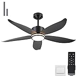 Kviflon 48" Ceiling Fans with Lights and Remote