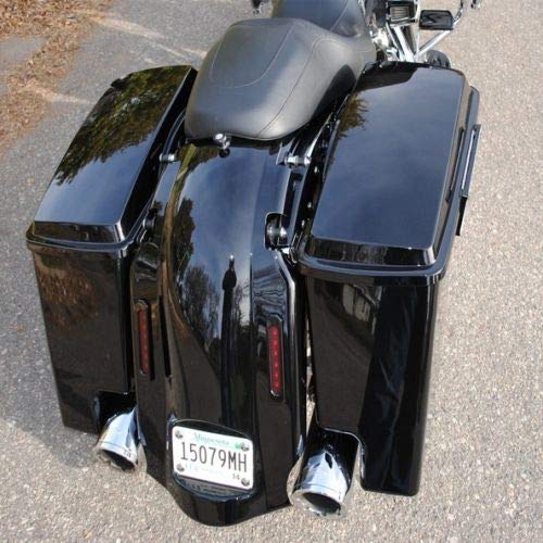 TCTMT Saddle Bag 5" Stretched Extended Saddlebags Fit For Harley 1993