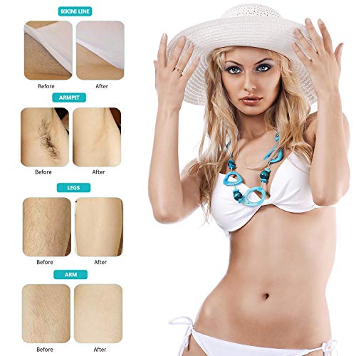 Waxing Machine Hair Removal Kit, Wolady Professional Painless Home Wax