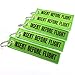 Rotary13B1 Insert Before Flight Keychain - Lime Green/Black 5pcs