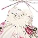 Flofallzique Floral Summer Girls Dress Easter Birthday Party Kids Boho Beach Sundress（Cream,6