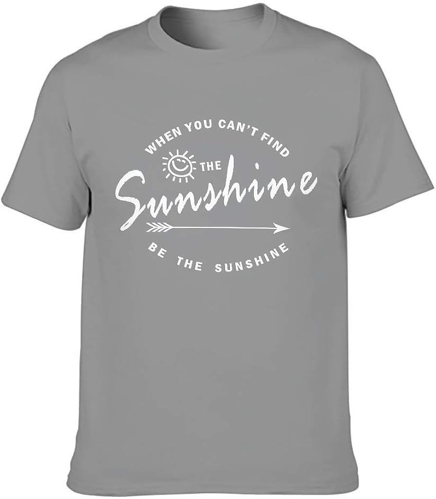 Summer Men's TShirt Fun Quote Sunshine Arrow Print Adult Outfit Tank