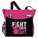 Fight Like a Girl Boxing Glove Tote Bag 