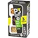 P3 Portable Protein Snack Pack with Honey Roasted Peanuts (Sunflower Kernels & Teriyaki Beef Jerky, 12 ct Pack, 4 Boxes of 3 Trays)