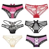 Women's Sexy Panty Open Back Cage Tie G-string Bow Strappy Lingerie Underwear