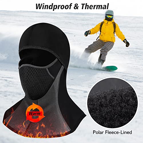 ROTTO Balaclava Face Mask for Motorcycle Motorbike Cycling Winter Full