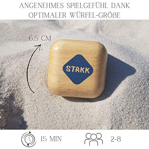 STAKK | Das Neue Outdoor-Wurfspiel für Kinder & Erwachsene | Boccia-Boule mit modernem Twist | spannendes Garten- und Strandspiel für Jung & Alt | Erfunden in Deutschland – Bild 7
