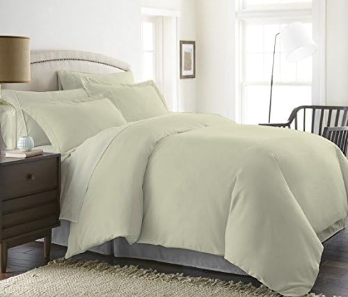 Kotton Culture Duvet Cover Solid with Zipper Closure & Corner Ties 800 Thread Count 100% Egyptian Cotton Luxurious Ultra Soft Durable & Hypoallergenic (Ivory, Emperor)