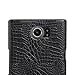 Blackberry Priv Case,Kupx Blackberry Priv Croco Pu Leather Wallet Protective Cases Simple Case For Blackberry Priv With 1 Free Screen Protector Black