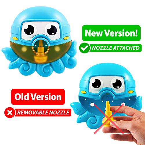 CHUCHIK Octopus Bath Toy. Bubble Bath Maker for The Bathtub. Blows Bubbles and Plays 24 Children’s Songs – Baby, Toddler Kids Bath Toys Makes Great Gifts for Toddlers – Sing-Along Bath Bubble Machine