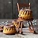 Lufeiya Mini Bundt Pan 4 Inch Kugelhopf Mold Nonstick Baking Cake Pans 4pcs Set
