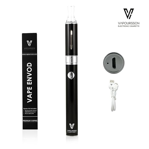 Vape ENVOD v2 | Elektronische Zigarette Starter kit | E Zigarette| Micro USB aufladbare Batterie | E Shisha | Nikotinfrei