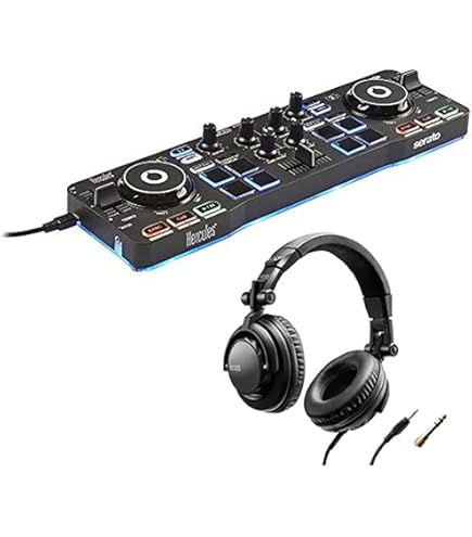 Hercules DJControl Starlight DJコントローラー Amazon.com: Hercules DJ Control Starlight Compact Controller