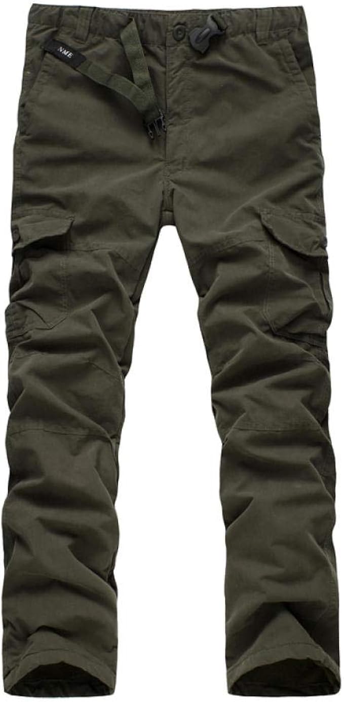 Plus Size M3XL Men s Cargo Pants Winter Thicken Cargo Pants Men Casual