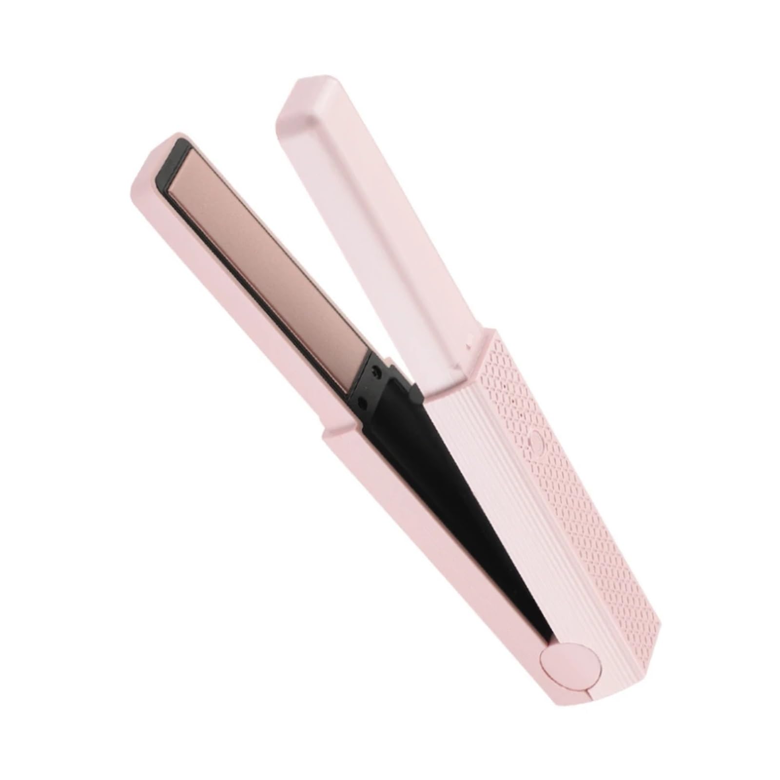 Cordless Hair Straightener Flat Iron Hot Heating Comb Professional Electric Brush Smoothing Hair Curler Titanium Plate Heat Cuicui (Color: Green)