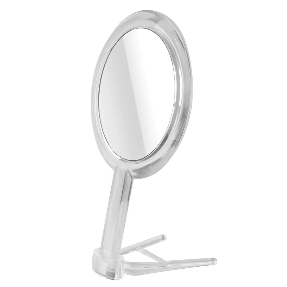 Floxite Fl10h 10x/1x Hand Held 2sided Mirror with Stand