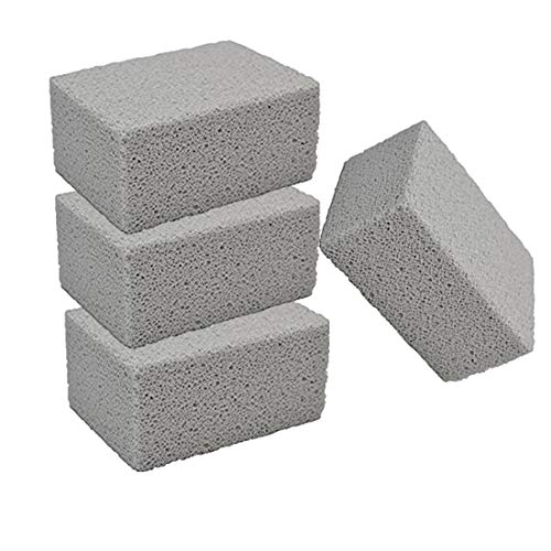 LQQDD Grill Cleaning Brick, Ecological Odorless Grilling Stone Cleaner,Descaling BBQ Block Construction,Removes Encrusted Greases,Stains, Residues, Dirt,Reusable Pumice Stone