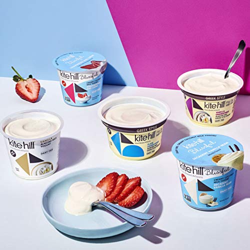 Kite Hill Plain Unsweetened Greek Style Almond Milk Yogurt, 5.3 Oz