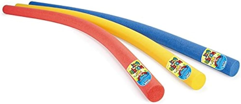 Toyrific Swimming Pool Noodle Float AID WOGGLE Red Blue Yellow