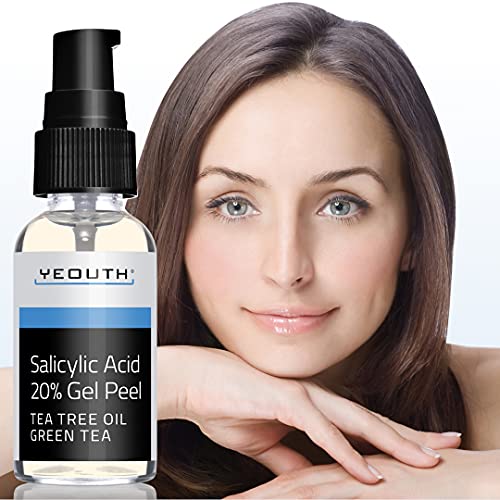 YEOUTH Salicylic Acid Face Peel 20, Chemical Peel for Face with Tea