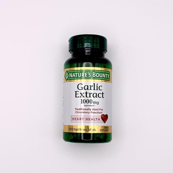 NATURE’S BOUNTY GARLIC 1000 MG SOFTGELS 100 EA