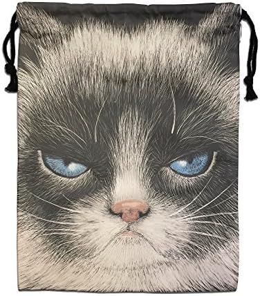 Grumpy Cat Nope Today Drawstring Tote Sack Lightweight Yoga Sport Storage Use