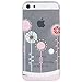 iPhone 5S Case,iRonsnow(TM) Ultra Thin Pattern Art Gel TPU Bumper Rubber Skin Flexible Slim Soft Case for Apple iPhone 5 5S 5G 5th-5 Colors (Ultra thin-Dandelion)