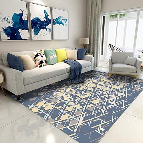 Amazon ラグ100正方形柄物ラグ1 5畳おしゃれ 1x160cm モダンなミニマリスト の幾何学的なスタイルの木製の床のマットのカーペットの居間の寝室の滑り止めのマット 1幾何学的要約化ポリエステル ラグ カーペット オンライン通販