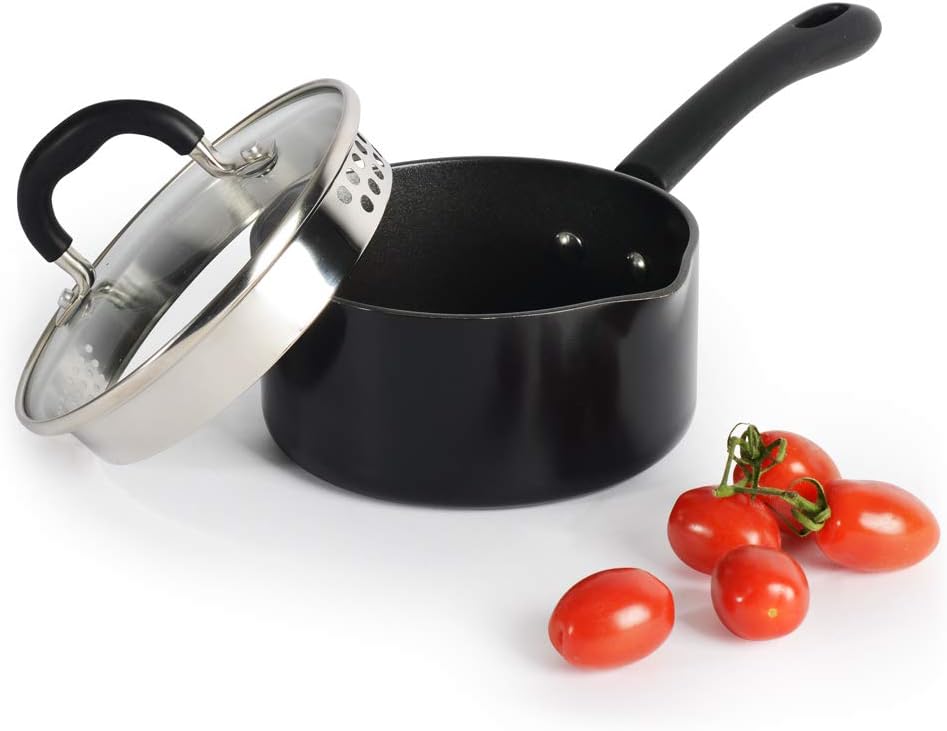 ProCook Gourmet Non Stick Saucepan & Lid Amazon.co.uk Kitchen & Home