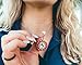 Womens Golf Ball Marker Necklace with Magnetic Pendant - Premium Golf Gifts for Women by Girls Golf Bling