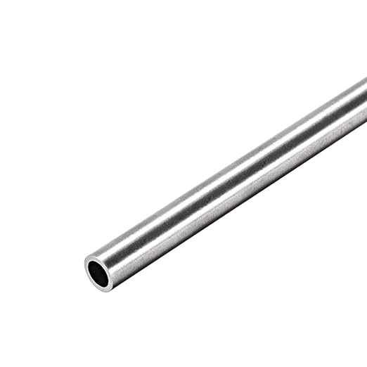 uxcell 304 Stainless Steel Round Tubing 7mm OD 1mm Wall Thickness 250mm