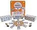 Regal Games Double 15 Mexican Train Dominoes with Wooden Hub and Metal Trains