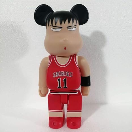 Amazon Co Jp Slh ベアブリック図 有名な スラムダンク 流川楓シリーズオリジナル図10インチグッズ置物 ホームデコレーションベッドルームのアートワーク Figures ホビー