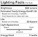 SHINE HAI 65W to 75W Equivalent BR30 LED Light Bulbs, 800 Lumens, 4000K Neutral White, E26, Non-dimmable, UL Listed Flood Lighting, 6-Pack