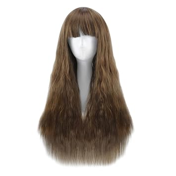 Amazon Com Aibelly 29 Synthetic Full Hair Wig Light Brown Full