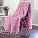 Chanasya Premium Throw Blanket & Pillow Cover - Long Faux Fur Fuzzy Sherpa Throw (50