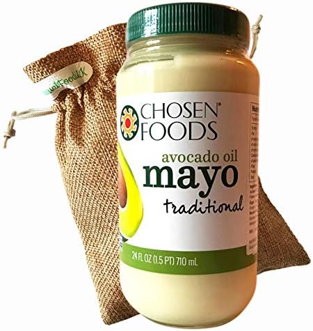 Chosen Foods Avocado Mayonnaise - Large Glass Jar - 710ml - Paleo - Keto - Low Carb