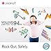 ONANOFF BuddyPhones Inflight, Volume-Limiting Kids Headphones, 3 Volume Settings of 75, 85 and 94 dB, Includes Travel Mode, Perfect for Airplanes, Trains and Cars, Built-in Audio Sharing Cable, Blue