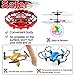 Light Up Flying Toys, Mini Drone Helicopter Glow In The Dark Party Favor Supplies for Kid Adult, 360 Rotating Hand Operated Drone LED Lights Indoor Outdoor 4th July Party Birthday Gifts