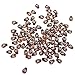 MauSong Pack of 200 Tiny Wooden Bee Flatback Embellishment for Craft Scrapbooking DIY Decor