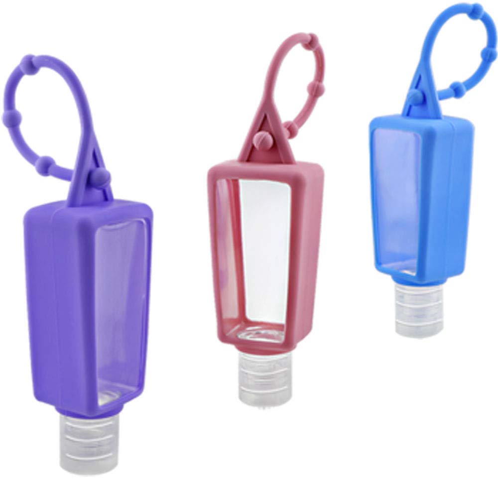 10Pcs/Pack 30ml Empty Silicone Bottles Portable Travel Containers Hanging Case Refillable Travel Accessories (30mlx10) : Beauty