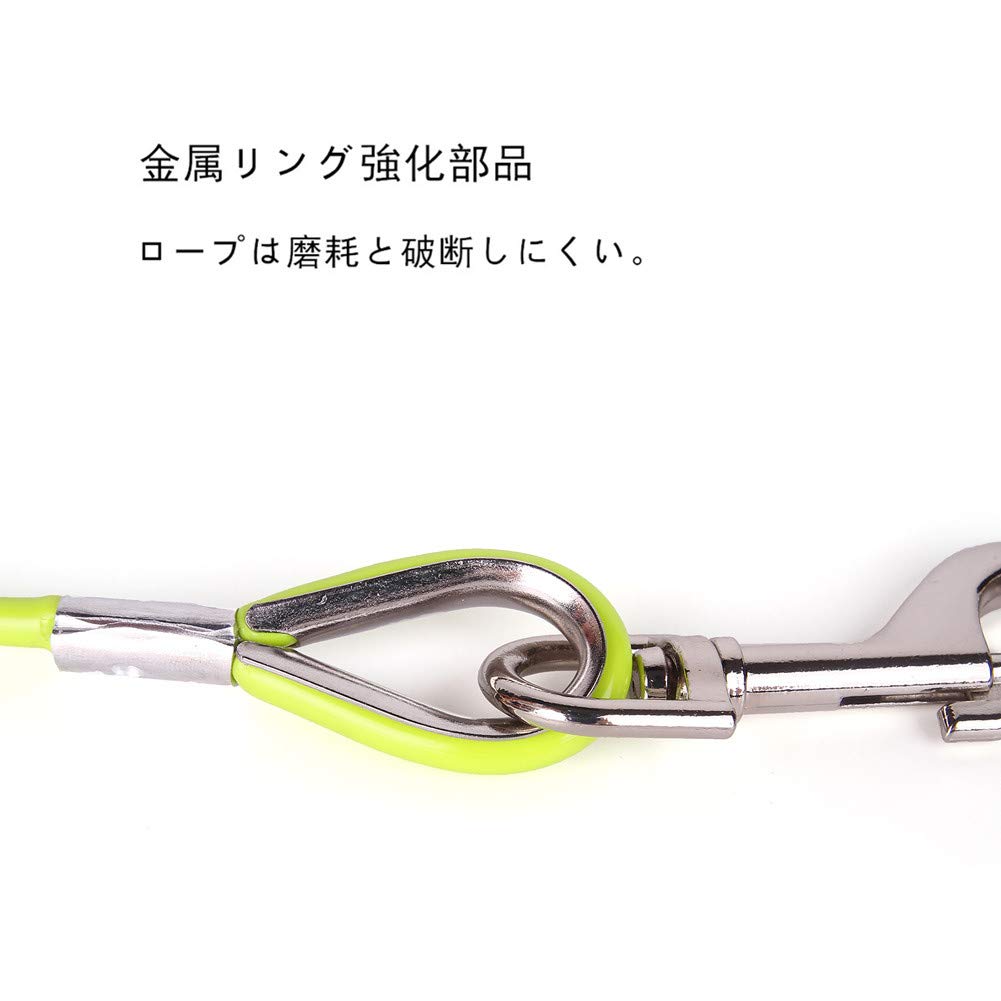 Amofy犬用係留ケーブル スチールワイヤロープ 小 中型犬用 Exuconsulting Ch Amofy犬用係留ケーブル スチールワイヤロープ 小 中型犬用 Exuconsulting Ch