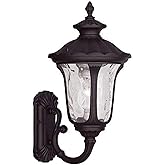 Livex Lighting 7852-07 Oxford 1 Light Outdoor Wall Lantern, Bronze