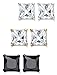 FIBO STEEL 3 Pairs Stainless Steel Studs Earrings for Men Women Cubic Zirconia Inlaid,4mm Available